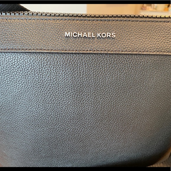 Michael Kors Leather Messenger Bag - Picture 6 of 7
